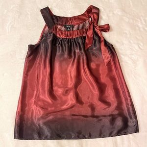 AGB sleeveless top, size M, wine